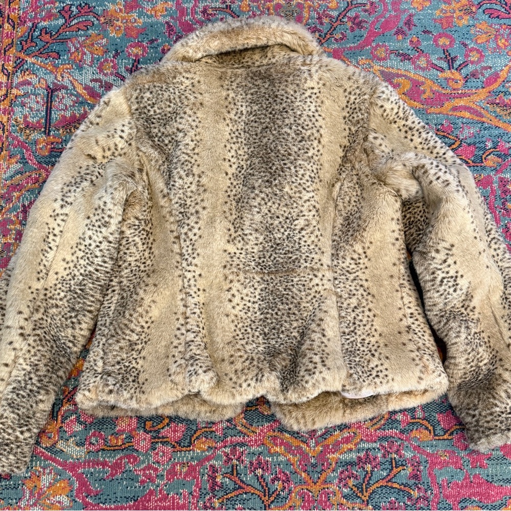 Mossimo Supply Co. Cream and Gray Teddy Jacket vintage from late 90’s - Picture 7 of 7